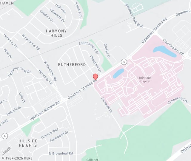 Location Map: 4701 Ogletown-Stanton Rd Newark, DE 19713